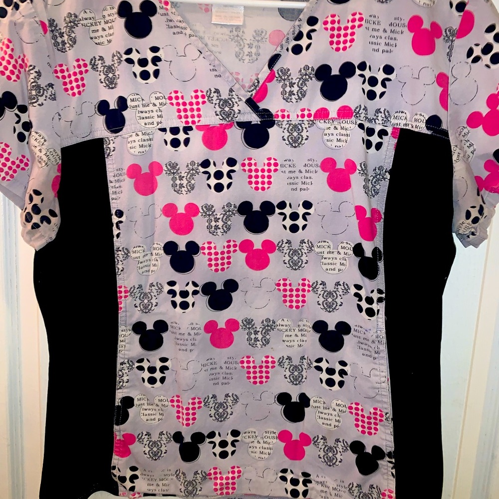 Mickey Mouse scrub top